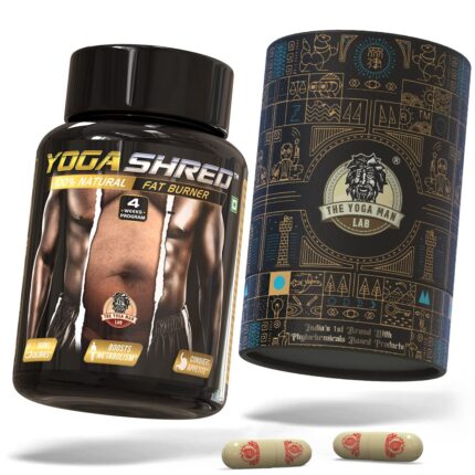 The Yoga Man Lab Yoga Shred Weight Burner Daily Thermogenic Fat Burner for Women Weight Loss Supplement, Appetite Suppressant & Energy Booster With Powerful Ingredients Green Coffee & More | Pack of 1