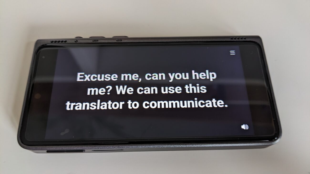 Timekettle T1 AI translator during our review