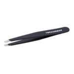 Tweezerman Stainless Steel Slant Tweezer, Black