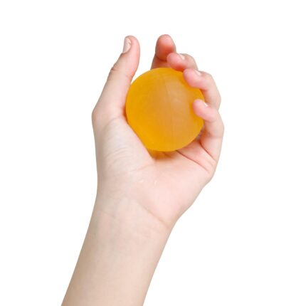 Tycoon Physio Solutions Exercise Red Gel Ball for Wrist Muscles Strengthening and Stress Relief(Gel Ball, Color-Red) (Yellow)
