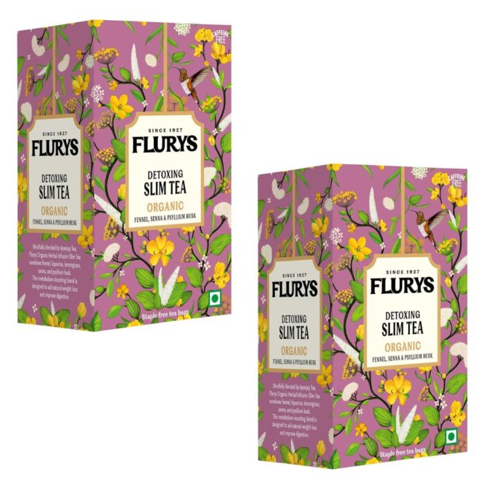 Typ'hoo Flur'ys Detoxing Organic Slim,Pack of 2