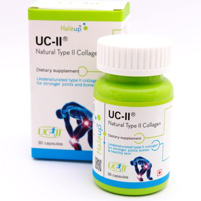 UC-II® Interhealth Inc USA, Undenatured Natural Type II Collagen, 40mg, Clinically Researched for Joint Health || Strength || Flexibility (Pack of 2 (60 capsules))