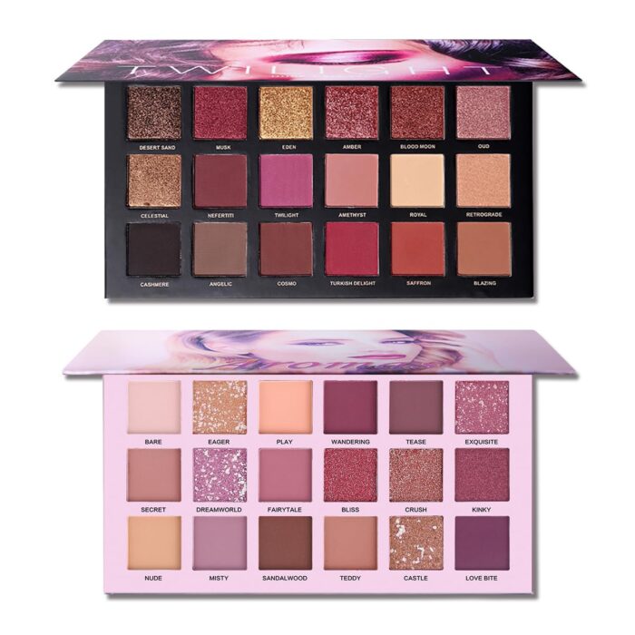 UCANBE Twilight Dust + Aromas The New Nude Eyeshadow Palette Makeup Set, Matte Shimmer Glitter Pressed Pearl All Highly Pigmented Blending Powder, Natural Velvet Texture Eye Shaow Kit