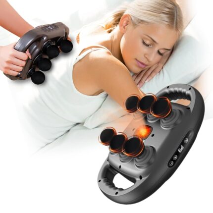 UFFAE 6 Head Back Massager for Pain Relief in Back, Leg, Neck,Massagers Handheld Deep Tissue for Mothers Day and Fathers Gifts
