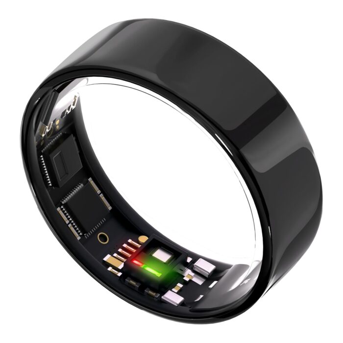 ULTRAHUMAN Ring AIR-Smart Ring Activity Tracker, Size First Sizing Kit,Sleep Tracker,Smart Ring for Men/Women,Fitness Tracker (Aster Black, 8)