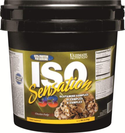 Ultimate Nutrition Iso Sensation Whey Protein (5 pounds, Chocolate Fudge)