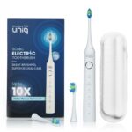 UltraCare PRO UNIQ SONIC Toothbrush For Adults - 2 Year Warranty - 3 Brush Heads - 5 Brushing Modes - Rechargeable - 41,000 Strokes/min - IPX7 Water Proof - QUAD change reminders - 2min Autoshut OFF