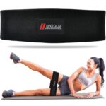 Untold Performance High Resistance Hip Band | Build And Activate Glutes, Quads, Hamstrings, Hips, Butt Weightlifting, Bodybuilding, Powerlifting, Cross Fit Training, Yoga For Men Women (Black - Heavy)