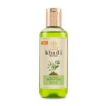 VAGAD'S KHADI HERBAL GRAMODAYA Henna and Tulsi Pure Natural Shampoo, Balances pH level Hair Fall Control, 210ml (Pack of 1)