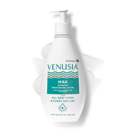 VENUSIA Max Intensive Moisturizing Lotion|Dermatologist Recommended|Clinically Proven, Long-Lasting Moisturization|For Normal To Very Dry Skin|Cocoa Butter, Shea Butter, Mango Butter & Aloe Vera 300 G