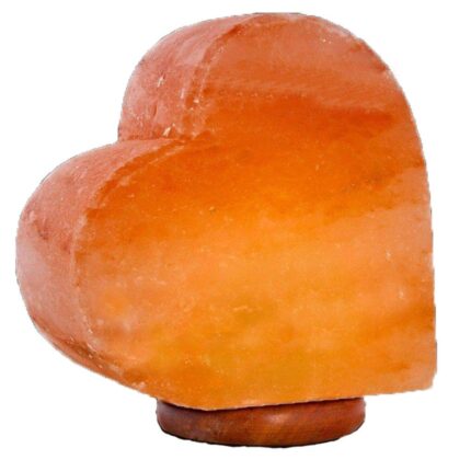 VISION CRAFTED Himalayan Rock Salt Lamp Heart Shape