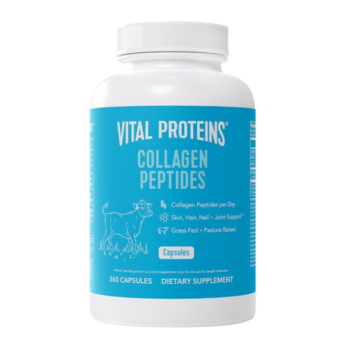 Vital Proteins Collagen Peptides 550 mg 360 Capsules