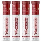 Vitamuscles Apple Cider Vinegar Effervescent Tablets, With Mother of Vinegar, Pomegranate Extract, Vitamin B6 & B12, Sugar Free (60 Tablets)