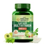 Vlado’s Himalayan Organics Vegan Omega-3 Capsules with plant based Multivitamin with Vitamin B1,B2,B3,B5,B6,B7,B9,B12, C, D3, E, K2, Chromium, Magnesium, Zinc, EPA & DHA - 60 veg capsules