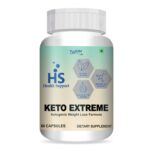 Vokin Biotech Keto Extreme Ketogenic Weight Loss Formula with Garcinia Cambogia Extract Fat Burner | Metabolism Booster (60 Capsules)