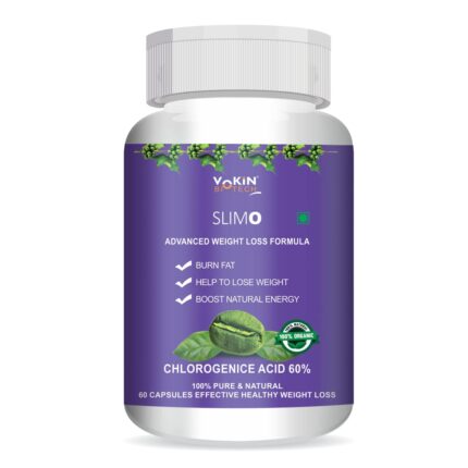 Vokin Biotech Slimo Advanced Weight Loss Formula with Green Coffee Extract 100mg and Garcinia Cambogia Extract 500mg Fat Burner for Men and Women (60 Capsules)