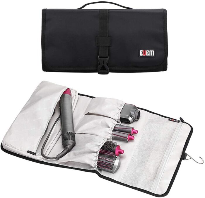 Volwco Waterproof Large-Capacity Portable Storage Bag for Dyson Airwrap Styler Hair Curler, Modern
