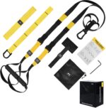 WXWS All in one Suspension Training Trainer Kit, Full Body Weight Resistance Training Build Muscle, Full Body Workout for Home, Crossfit Workouts