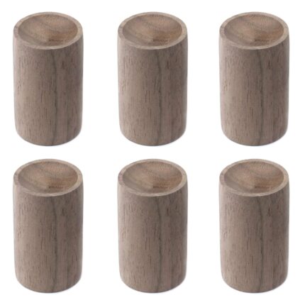 Wealrit Aromatherapy Wooden Essential Oil Diffuser,6 pcs Black Walnut Humidifier for Bedroom Beauty Salon