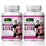 Weight Loss Health Tablets | Weight Loss Capsule Reduce Excess Body Fat (Pack Of 2, 120 capsule)