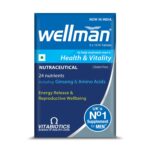 Wellman Multivitamin for Men – 30 Tablets (Monthly Pack) | Daily Self-Care & Inner Wellness | With Panax Ginseng, Vitamins A, B, C, D & Essential Nutrients