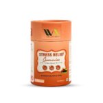 Wellnessia Stress Relief Gummies | For Men & Women, 100% Vegan, Naturally Gluten Free | Reduces Stress, Anxiety and Improves Sleep - 30 Gummies Pack (Imli Flavour)