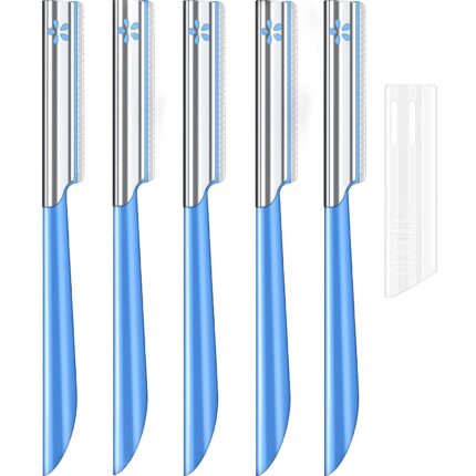 Women's Face Razor for Hair Removal - Dermaplaning Tool, Peach Flakes Trimmer, Fine Hair Remover, Eyebrow Razor and Dermaplane Face Shaver, Women's Exfoliating for Sensitive