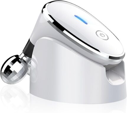 XENGVA Double Chin Reducer Eliminator for Women Facial Massager Electric Face Lift Device Sculpting Tool Facial Rollers Luminesce Glow Gua Sha Tools For Face Neck Sculptor Roller for Wrinkles and Lifting