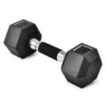 Yes4All Hex Dumbbell Rubber Grip - Premium heavy weight Dumbbell - 10lbs
