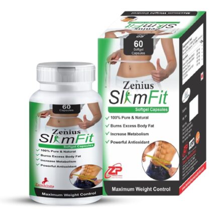 Zenius India - Slim Fit Capsule for Weight Loss/Fat Burner | Burn Fat & Lose Weight | Men & Women | 60 Capsules