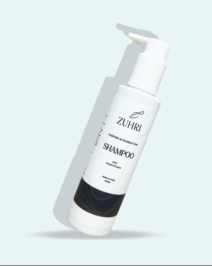 Zuhri Keratin Shampoo With Quonia protein plant derived.