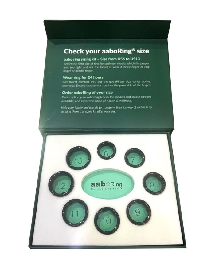 aaboRing Sizing Kit for Smart Ring with Sleep Tracker, Heart Rate Monitor & Activity & Fitness Trackers - Wearable Smart Ring Sizing Kit for Gift
