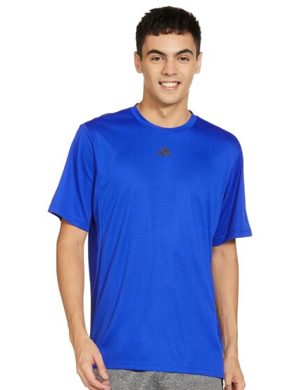 adidas Men's Solid Regular Fit T-Shirt