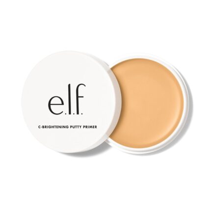 e.l.f. C-Brightening Putty Primer, Makeup Primer For Brightening & Evening Out Skin Tone, Enriched With Vitamin C, Universal Sheer (Packaging May Vary)