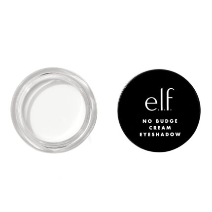 e.l.f. No Budge Cream Eyeshadow, 3-in-1 Eyeshadow, Primer & Liner With Crease-Resistant Color & Stay-Put Power, Vegan & Cruelty-Free, Wispy Cloud