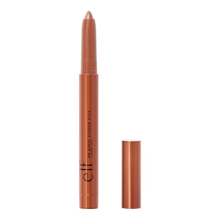 e.l.f. No Budge Shadow Stick, Long-Lasting Cream Eyeshadow Stick For High-Pigment, Metallic Color, Vegan & Cruelty-Free, Copper Chic