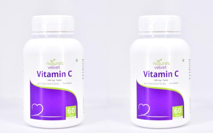 nature's velvet Vitamin C, 60 Tablets - I plus 1 FREE