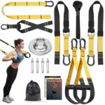 noxozoqm Home Resistance Training Kit,Resistance Trainer Exercise Straps with Handles,Door Anchor, Bodyweight Resistance Straps for Full-Body Workout for Home Gym.