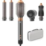 webeauty Hair Dryer Brush, Webeauty 5 In 1 One Step Professional Hot Air Brush Set For Quick Drying, Curling Drying, Straightening Combing, 1000 Watts,Grey