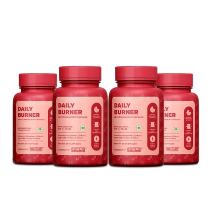 What's Up Wellness Daily Burner Capsules with CarbBliss® & ACV | Weight Loss Supplement For Women & Men | Helps Manage Cravings, Calories & Carbs | 120 Capsules