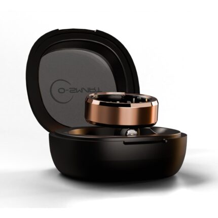 Vintron O-Smart Ring – Health & Fitness Tracker, Heart Rate Monitoring, SpO2, Stress Levels, Menstrual Cycle, Sleep Tracking, Family Montoring (Rose Gold, 8)