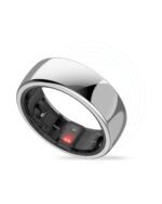 aaboRing, Health & Fitness Tracker Smart Ring, Advance Sleep Monitoring, Stress & Activity Tracking, Titanium, IP68 Waterproof (US Size No 8, Wireless, StellarSilver)