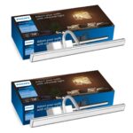 PHILIPS 7-Watts Moonglade Silver Picture Light | Picture Light For Display | Warm White | Pack of 2