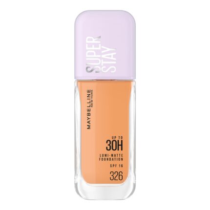 Maybelline New York Super Stay Lumi Matte Liquid Foundation, 30 HR Long Lasting - 326, 35 ml
