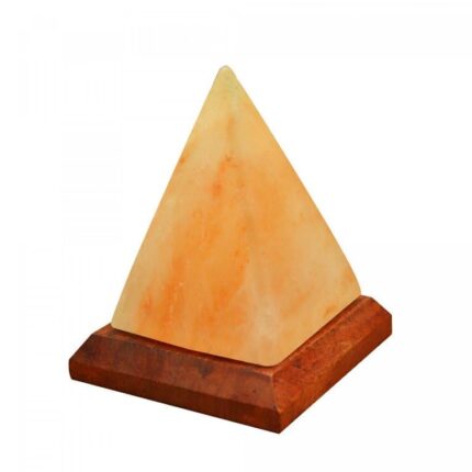 Josan Brothers USB Salt Lamp Pyramid Shape Himalayan Crystal Rock Salt USB Lamp for Computer | Laptop | Car | Weight 400 g (Pyramid USB Lamp)