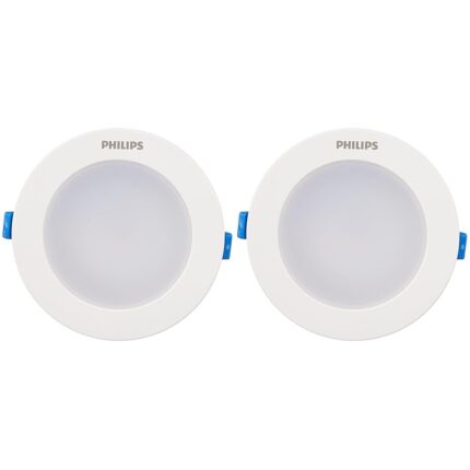 Philips Starfit 10 watt Concealed JB LED downlighter for Ceiling with 3 inch Cut-Out (Natural White, Pack of 2)