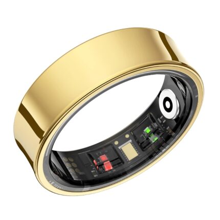 DREAM SPORT Smart Ring for Women & Men - Sleep Tracker with SPO₂/HRV Monitoring, 5ATM Waterproof, No Subscription Fee, 7-Day Battery iOS Android (9 Size, Rose Gold)