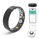 Smart Rings for Women Men, Fitness Tracker with Heart Rate,Blood Oxygen, Blood Pressure, Step Tracker,Sleep Monitoring,No Subscription Fee, IP68 Waterproof Smart Ring for iphone & Android(Black 11)