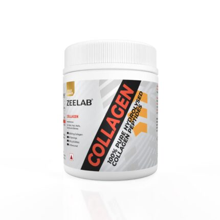 Zeelab Collagen 250g, 50 Servings | 100% Pure Hydrolysed Collagen Peptides | Best Collagen Supplements for Men & Women