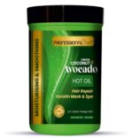 Professional Feel Virgin Coconut & Avocado Oil Hair Repair Keratin Hair Repair Mask & Spa, Moisturising Smoothing Hair Spa (800 gm)